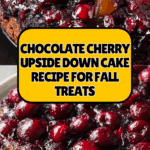 Chocolate Cherry Upside Down Cake Recipe