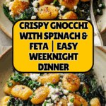 Crispy Gnocchi With Spinach And Feta Recipe