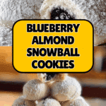 Blueberry-Filled Almond Snowball Cookies Recipe