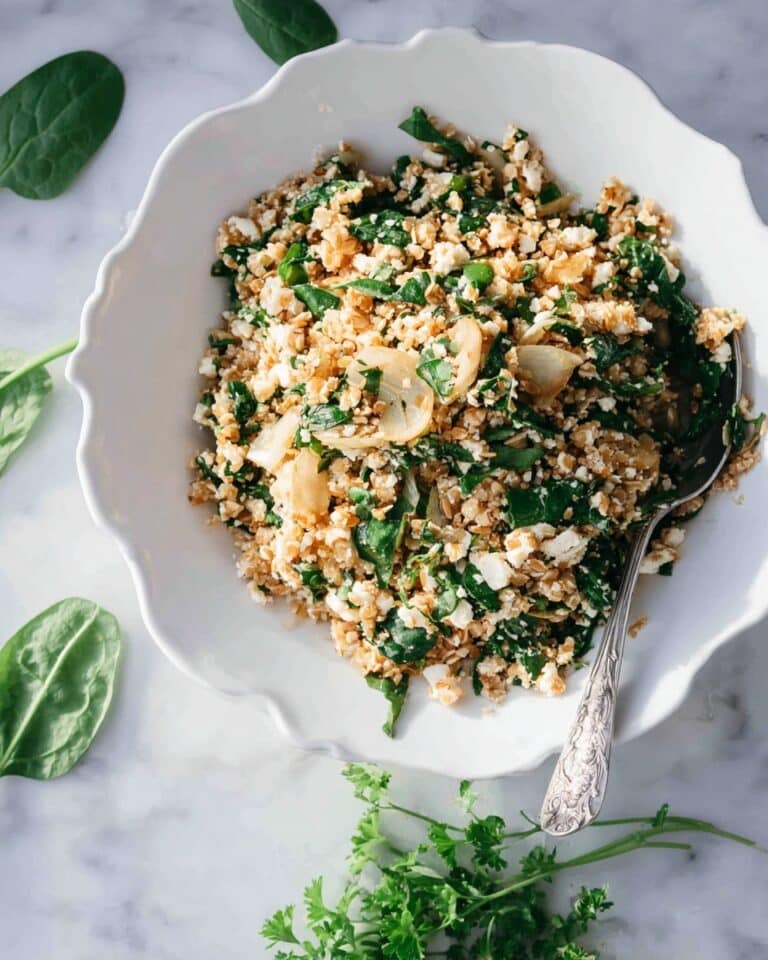 Sauteed Cauliflower with Caramelized Onions & Spinach Recipe