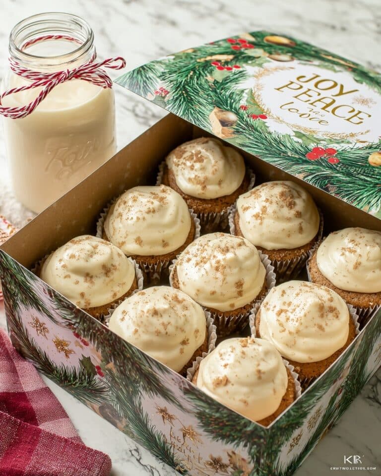 Eggnog Muffins with Nutmeg Glaze Recipe