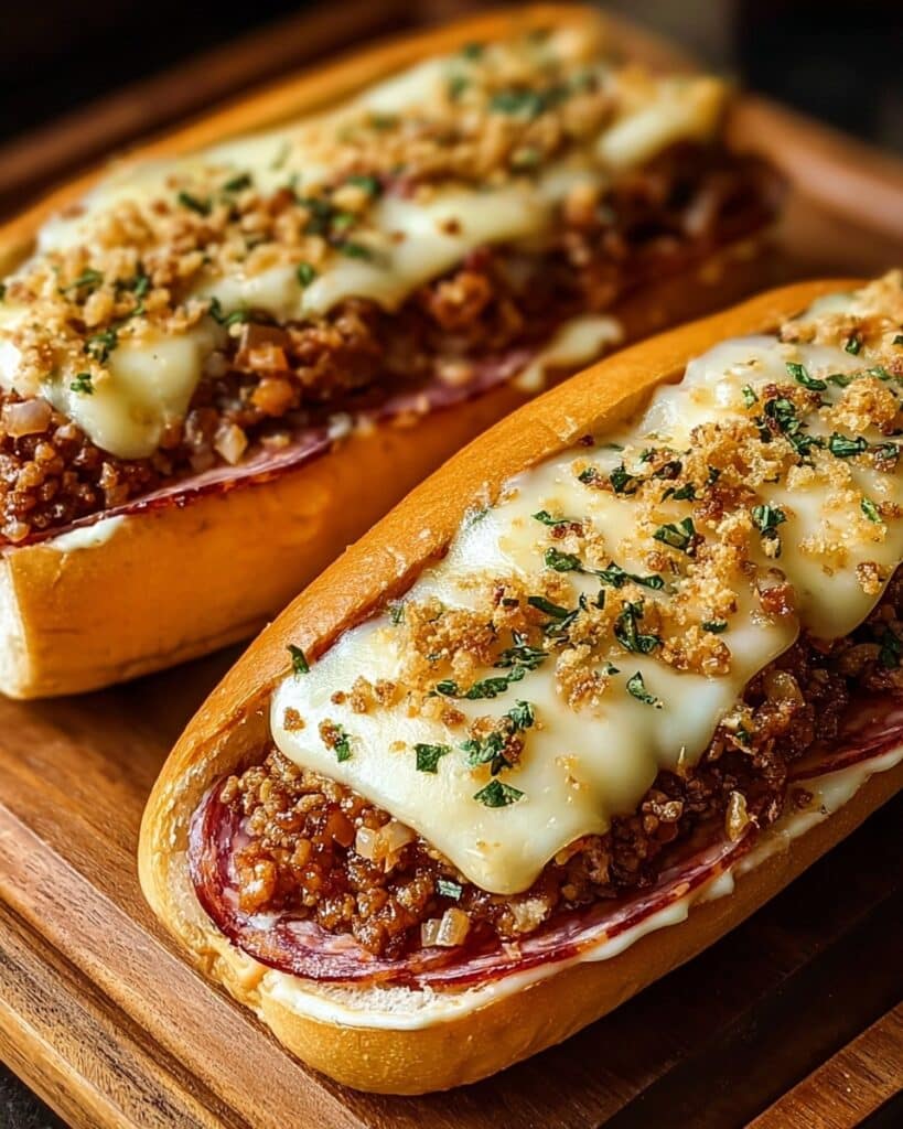 Baked Italian Sub Sandwiches Recipe