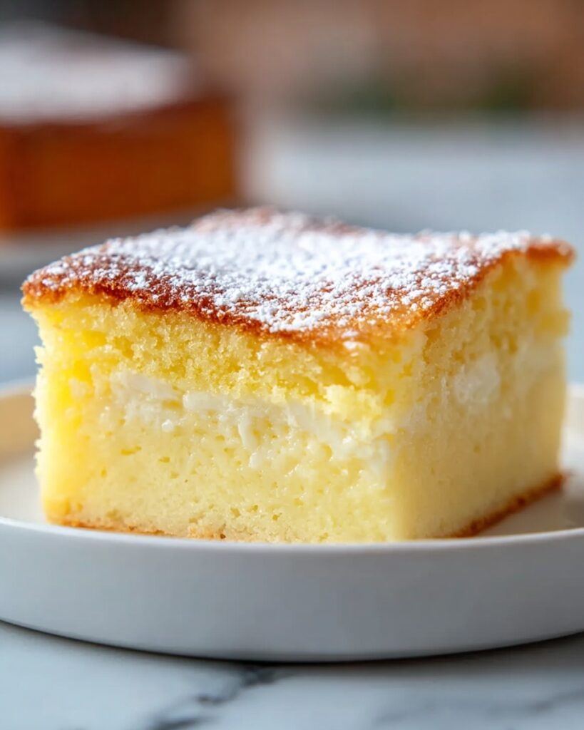 Lemon Custard Cake Recipe