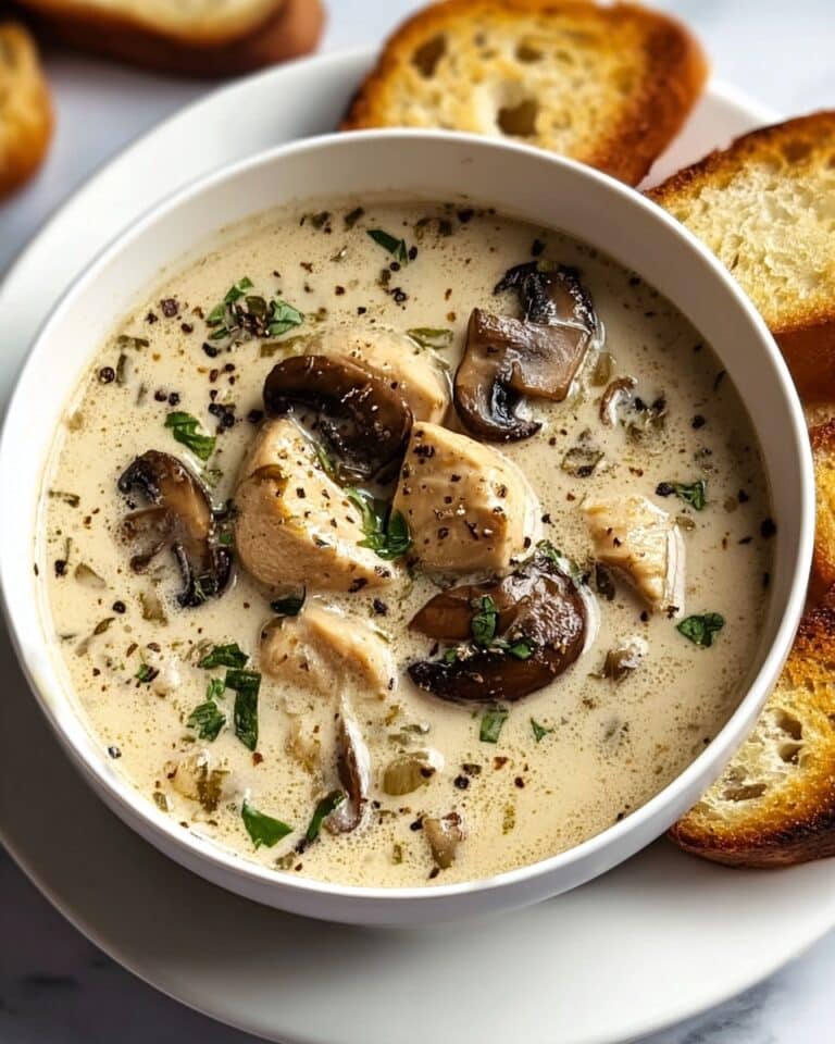 Comforting Rotisserie Chicken and Mushroom Soup Recipe