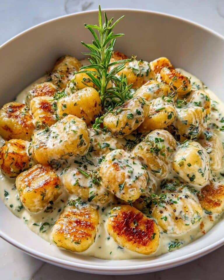 Millionaire Gnocchi with Creamy Truffle Parmesan Sauce Recipe