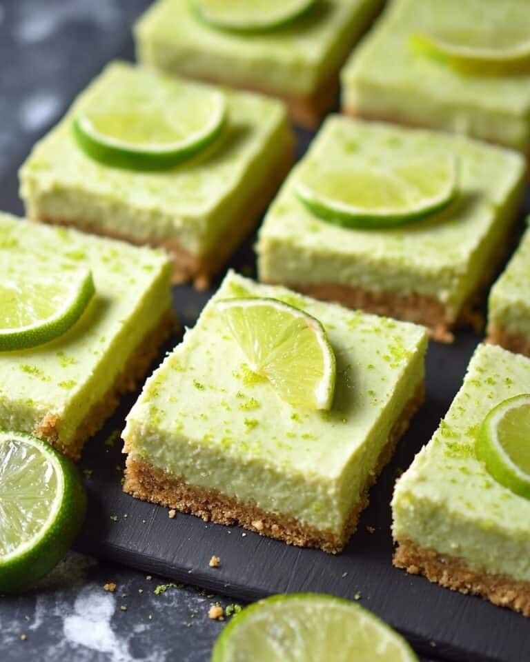 Healthy Key Lime Pie Bars Recipe