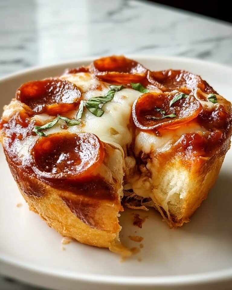 Mini Deep Dish Crescent Roll Pizzas Recipe