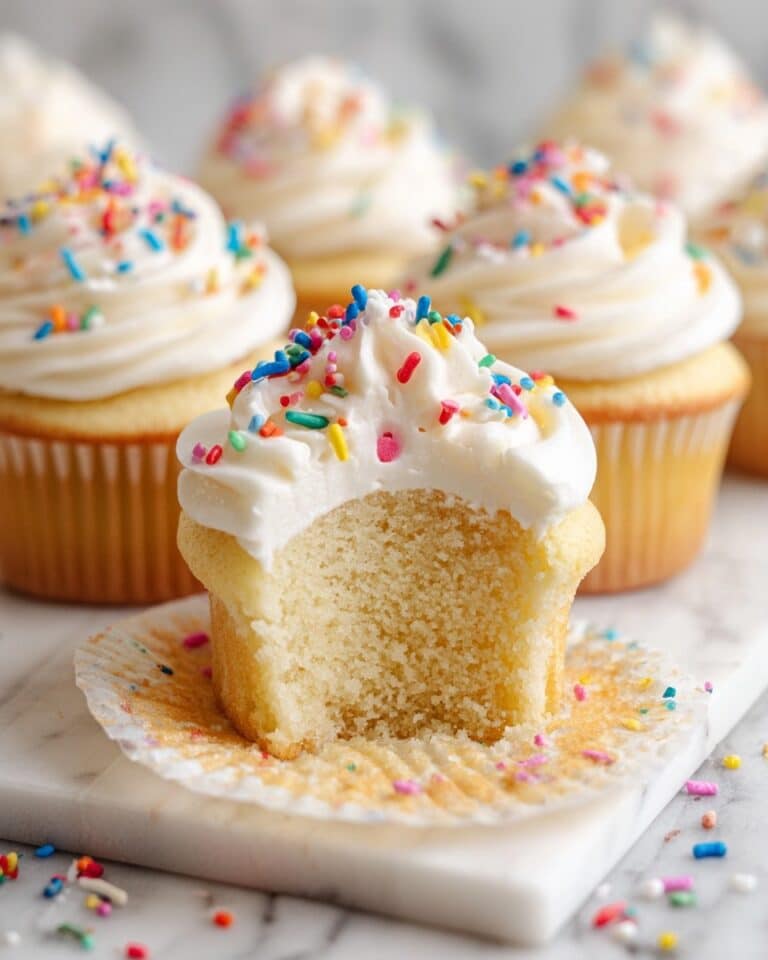 Vanilla Birthday Cupcakes Recipe