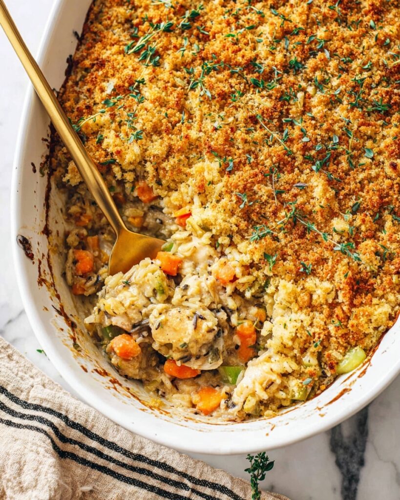 Chicken and Wild Rice Casserole Recipe