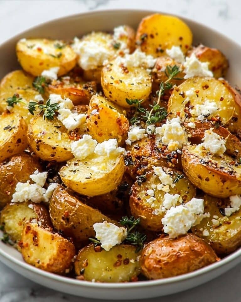 Healthy Baked Feta Potatoes Recipe