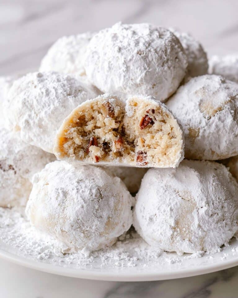 Buttery Pecan Snowball Cookies Recipe