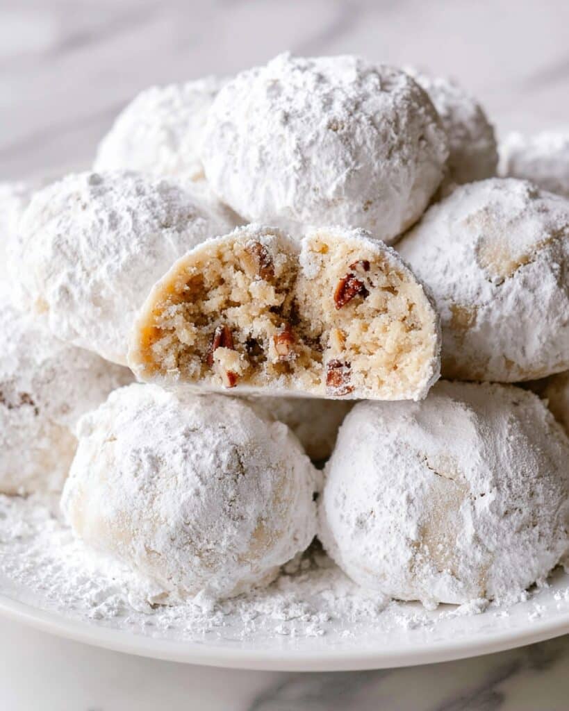Buttery Pecan Snowball Cookies Recipe