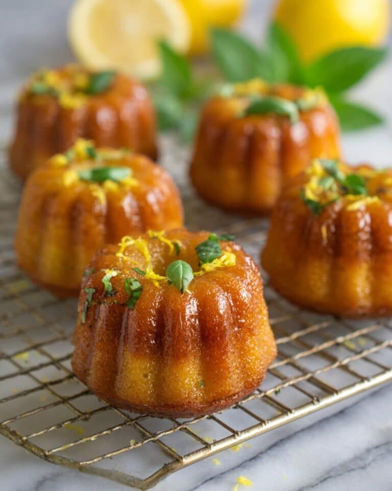 Mini Lemon Olive Oil Cakes Recipe
