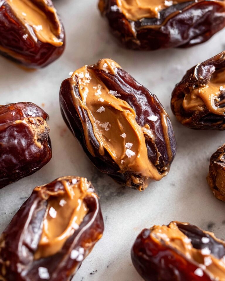 Stuffed Dates with Peanut Butter & Chocolate Recipe
