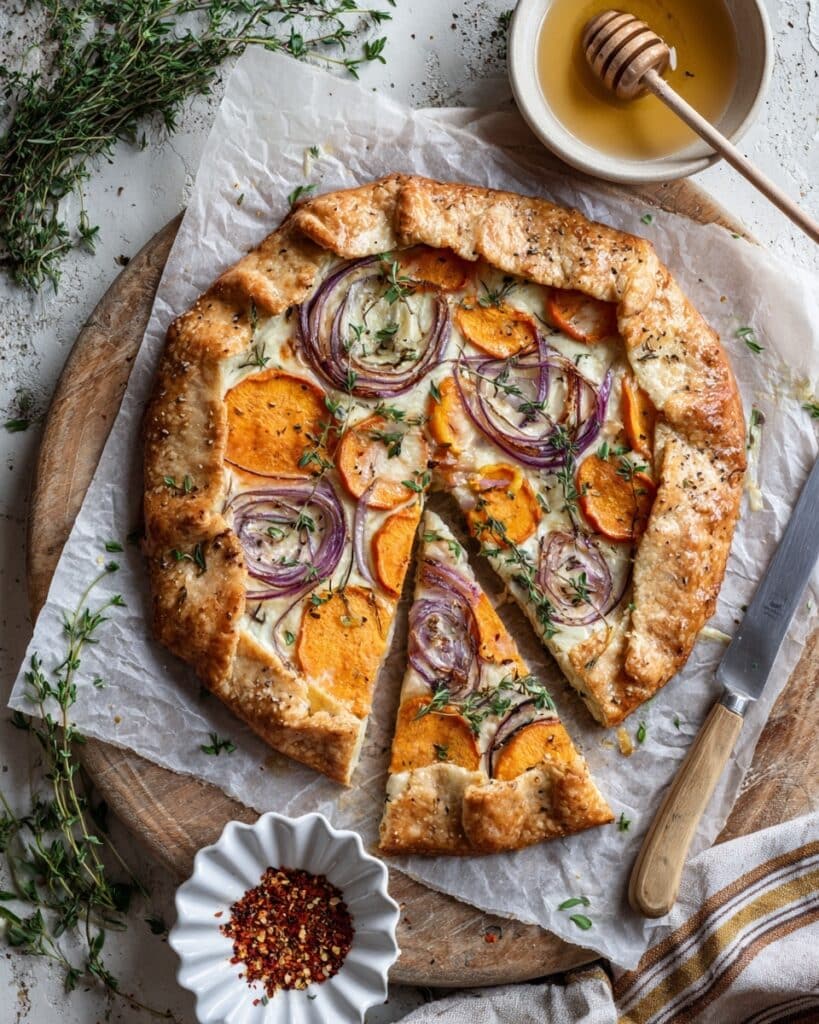 Butternut Squash and Goat Cheese Galette Recipe