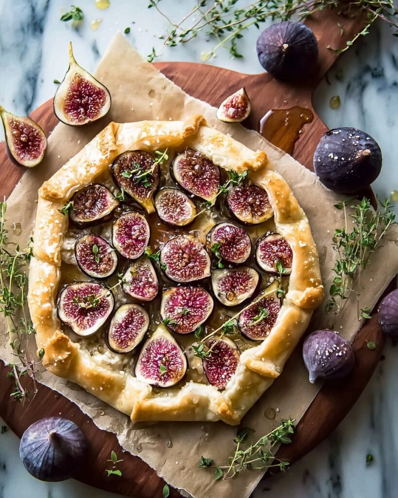 Fig Honey and Goat Cheese Galette Recipe