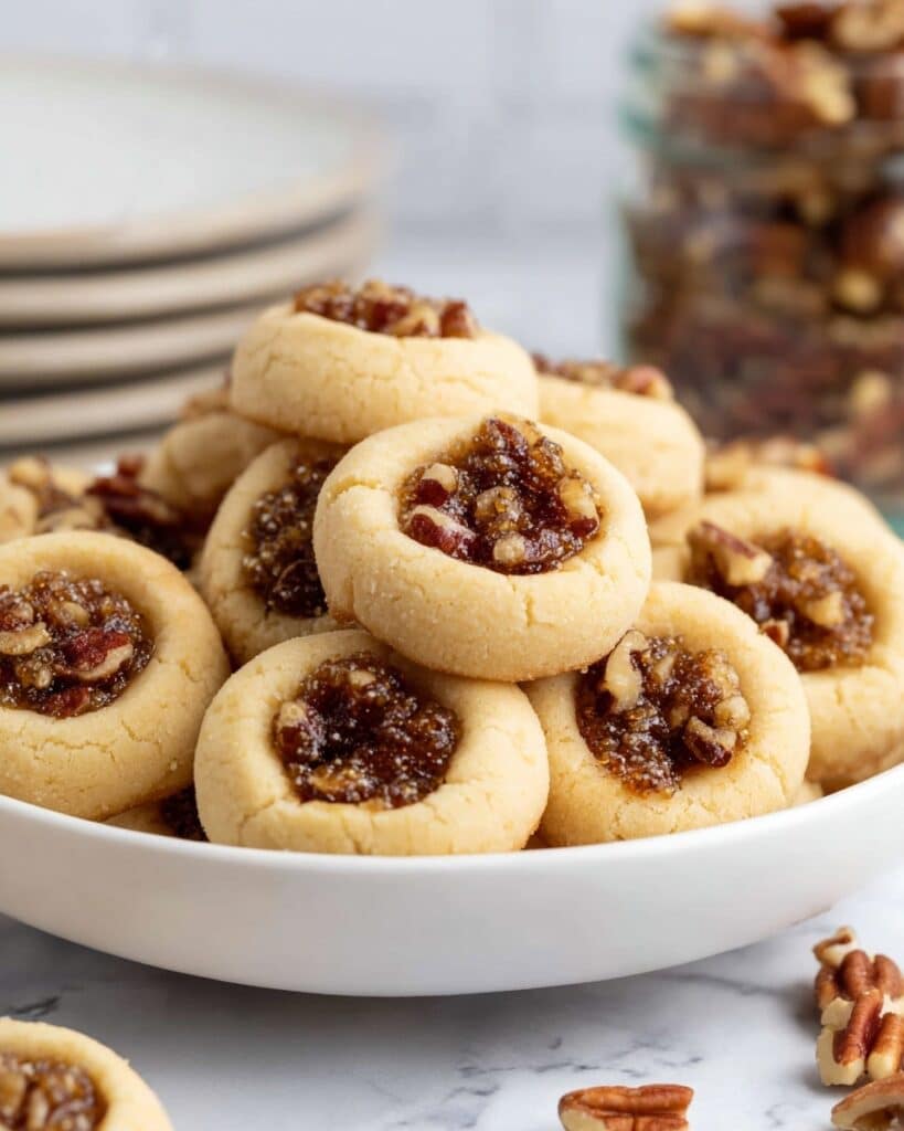 Pecan Pie Thumbprint Cookies Recipe