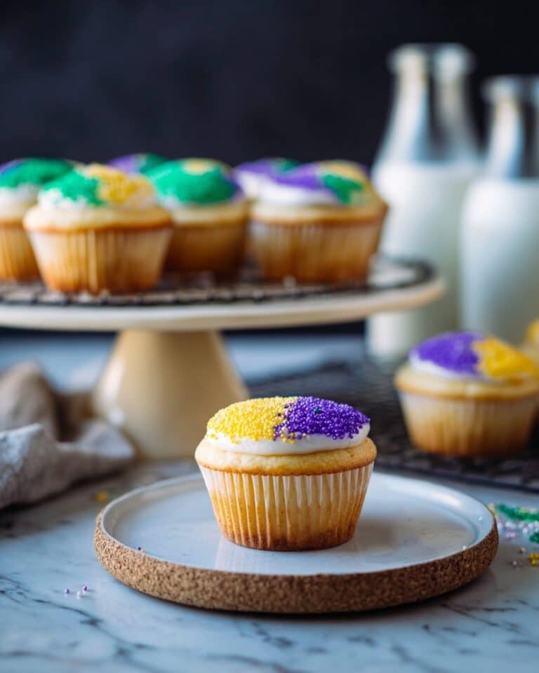 Mardi Gras King Cupcakes Recipe