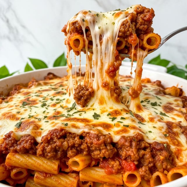 Healthy High Protein Cottage Cheese Baked Ziti Recipe