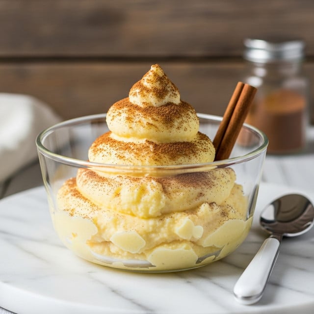 Creamy Semolina Pudding with Cinnamon Recipe