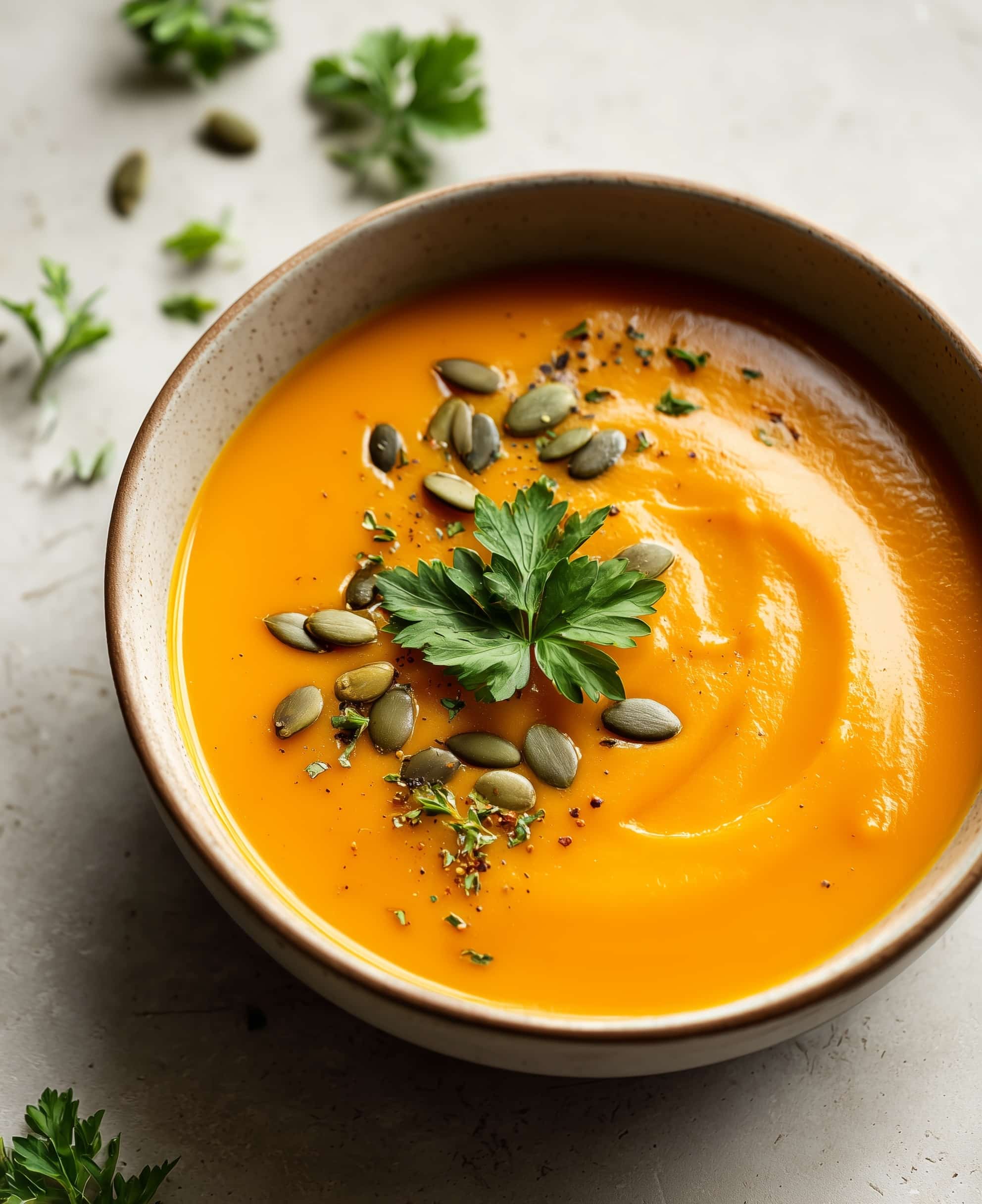 Creamy Pumpkin Soup Recipe - Recipe Image