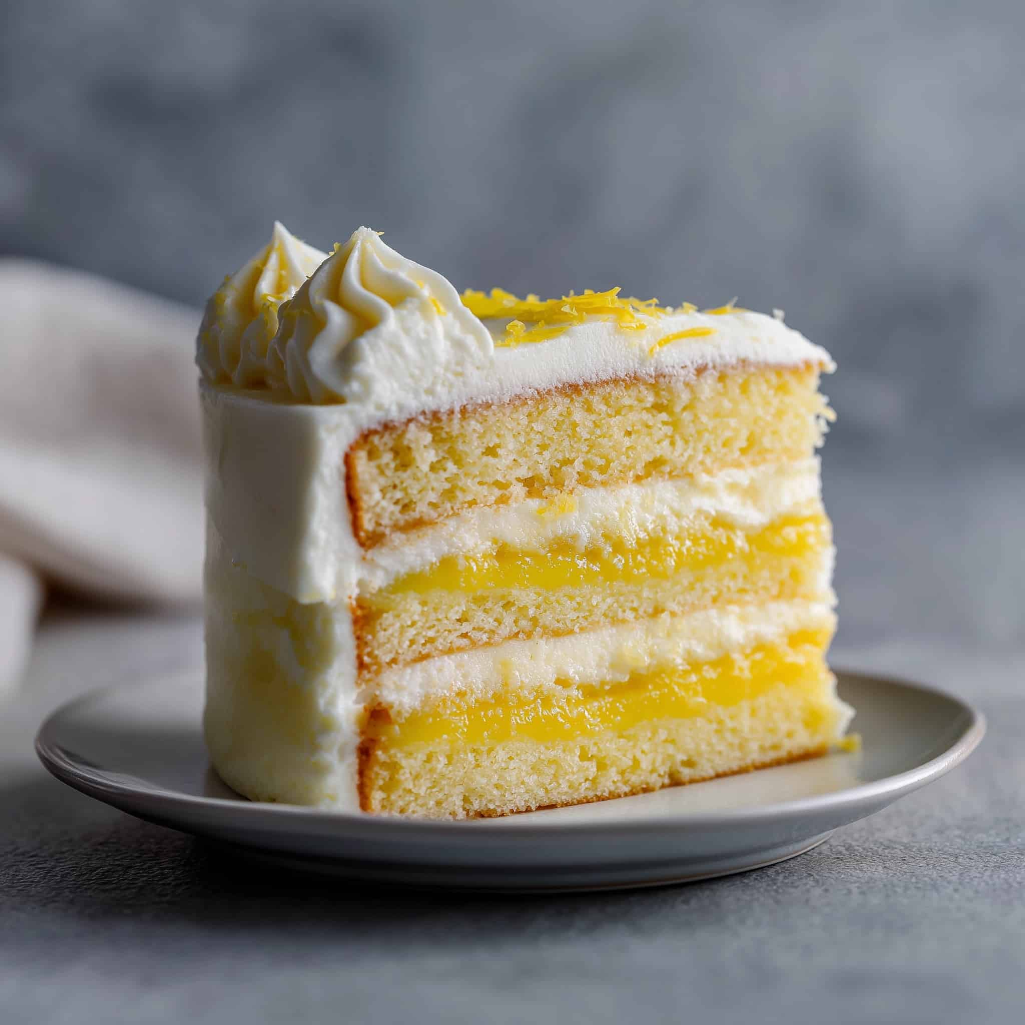 Lemon Meringue Layer Cake Recipe - Recipe Image