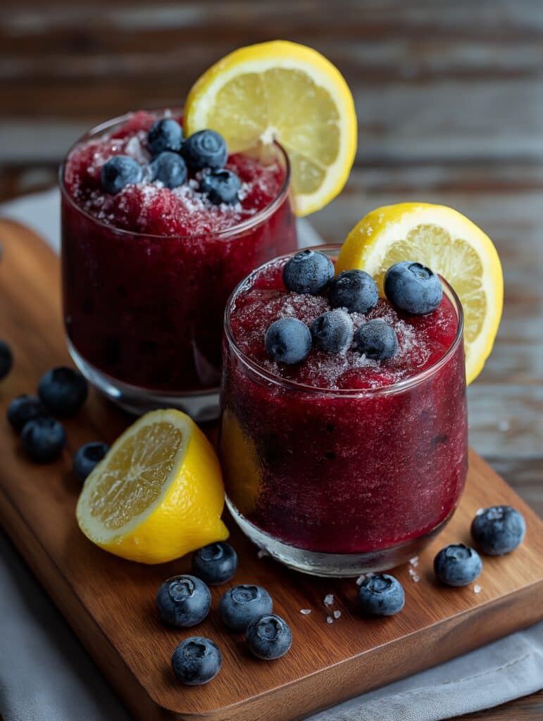 Blueberry Avocado Smoothie with Lemon & Yogurt Recipe