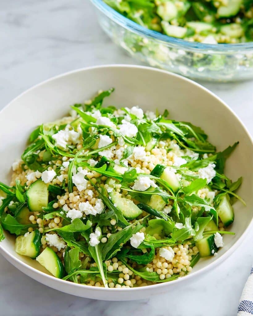 Arugula Couscous Salad with Feta Recipe