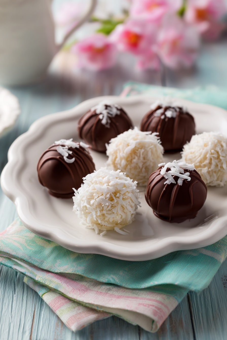 No-Bake Cake Batter Truffles Recipe - Recipe Image