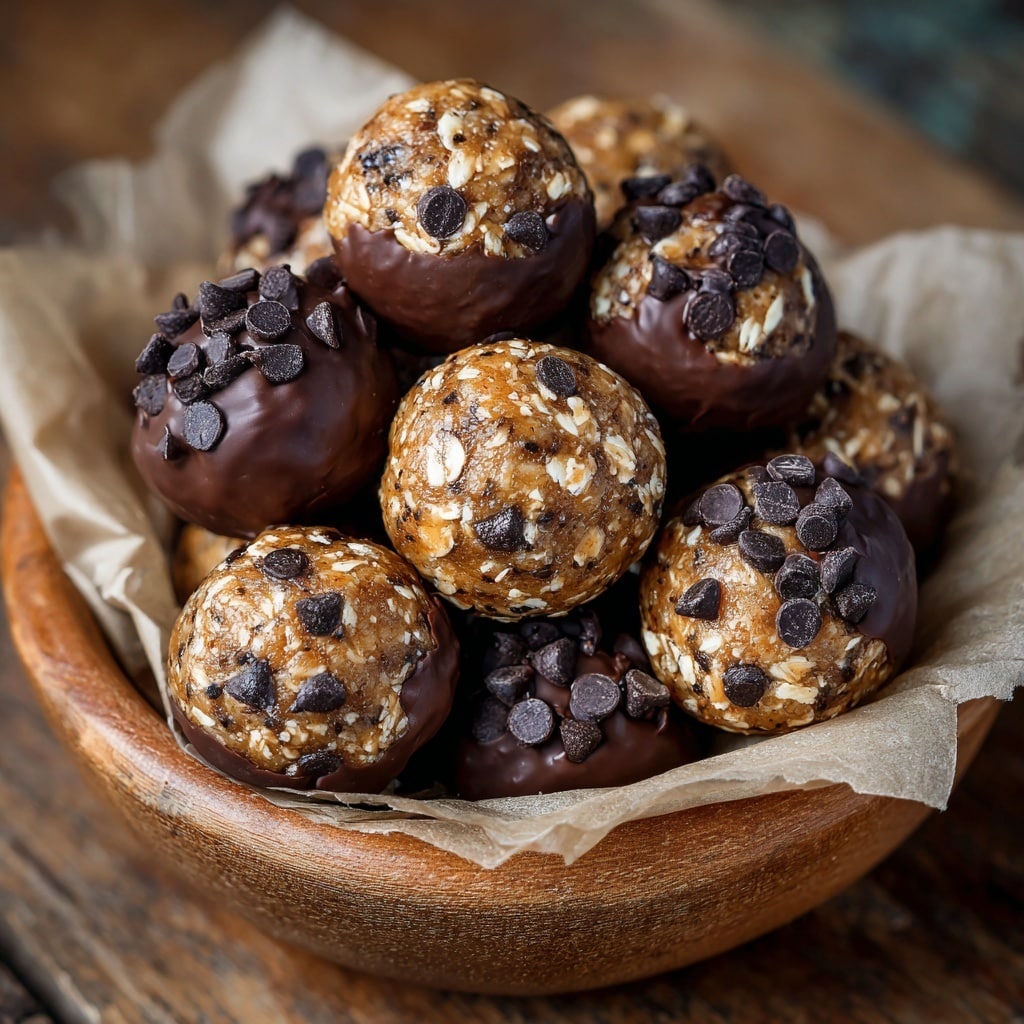 Healthy Cookie Dough Protein Balls Recipe - Recipe Image