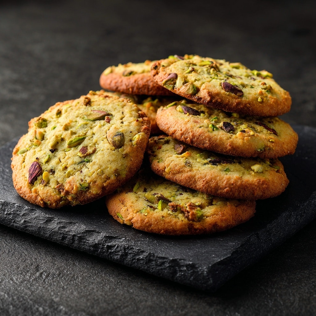 Perfectly Crunchy Pistachio Cookies Recipe - Recipe Image
