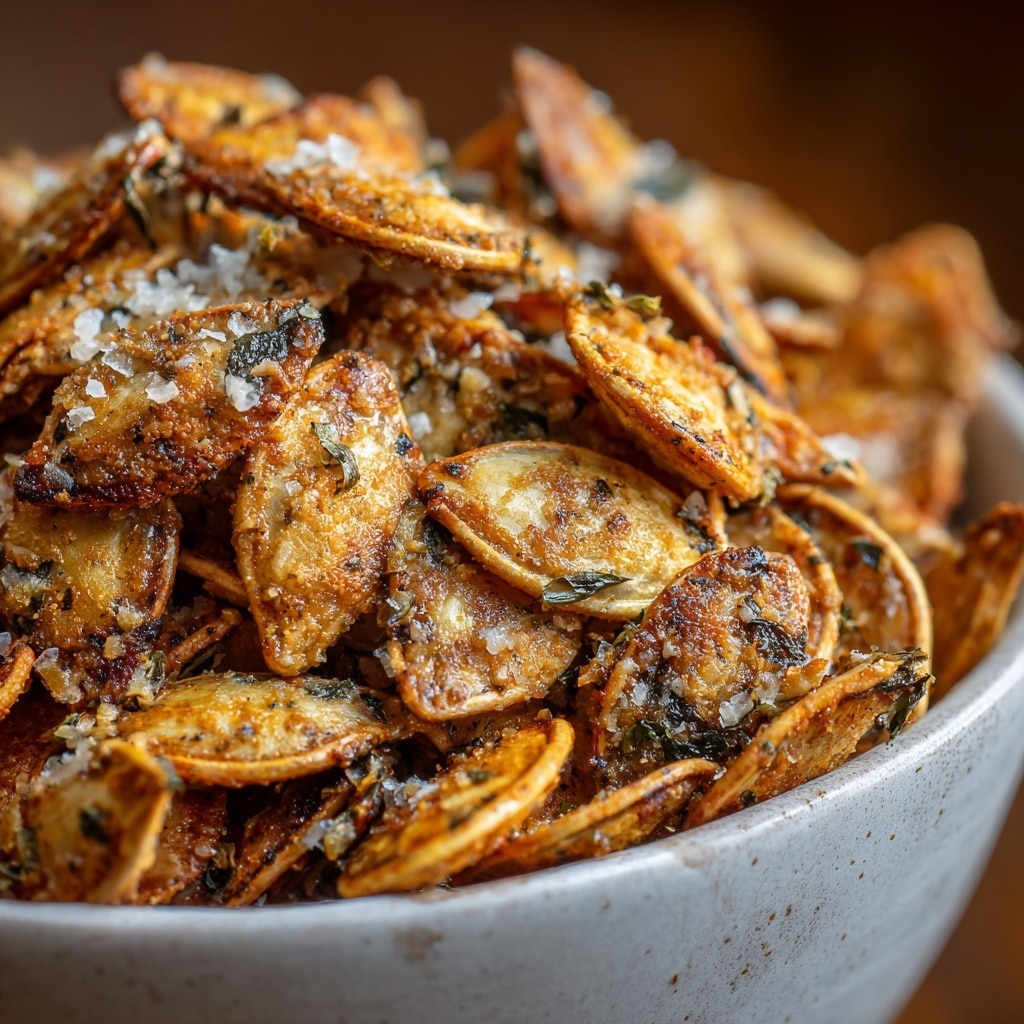 Crunchy Roasted Pumpkin Seeds Recipe - Recipe Image