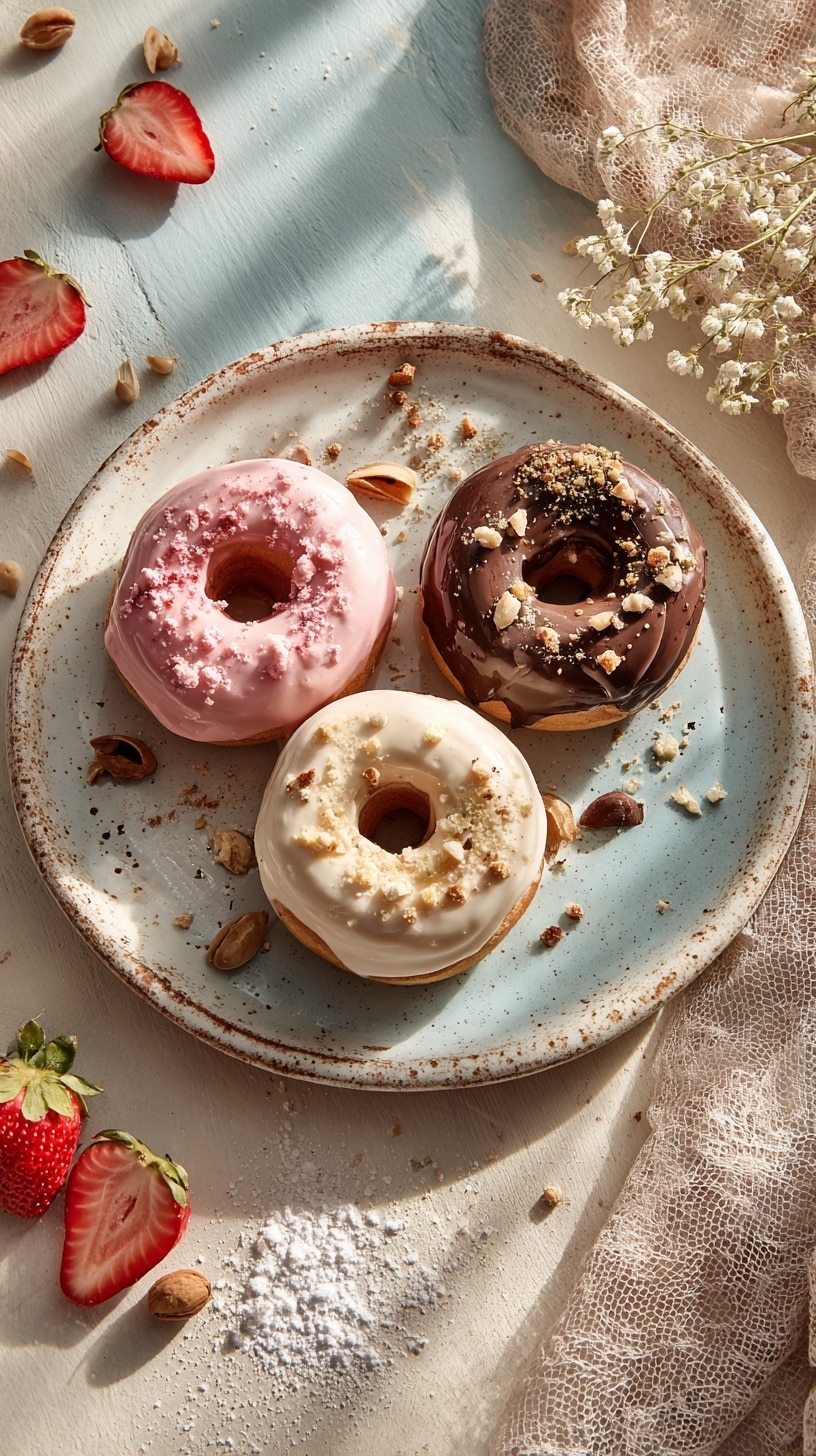 Rose Water Donuts Recipe - Recipe Image