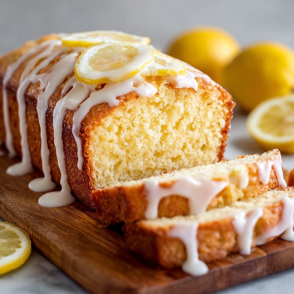 Lemon Glazed Loaf Cake Recipe - Recipe Image