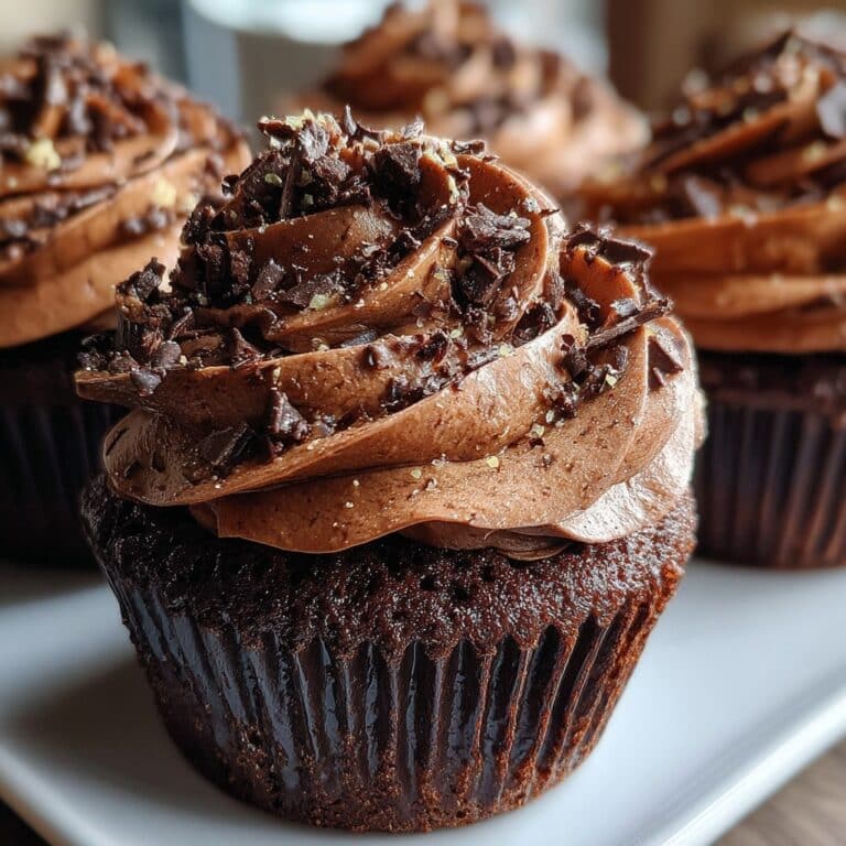 Dark Chocolate Espresso Cupcakes Recipe