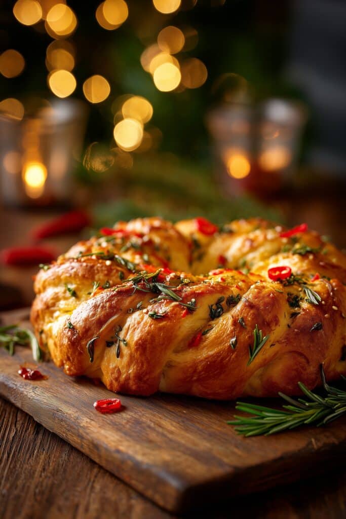 Sweet Grazing Wreath with Chocolate Salami and Festive Confections Recipe