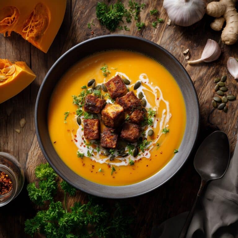 Pumpkin Fondue Bowl with Cheesy Dip and Crispy Sides Recipe
