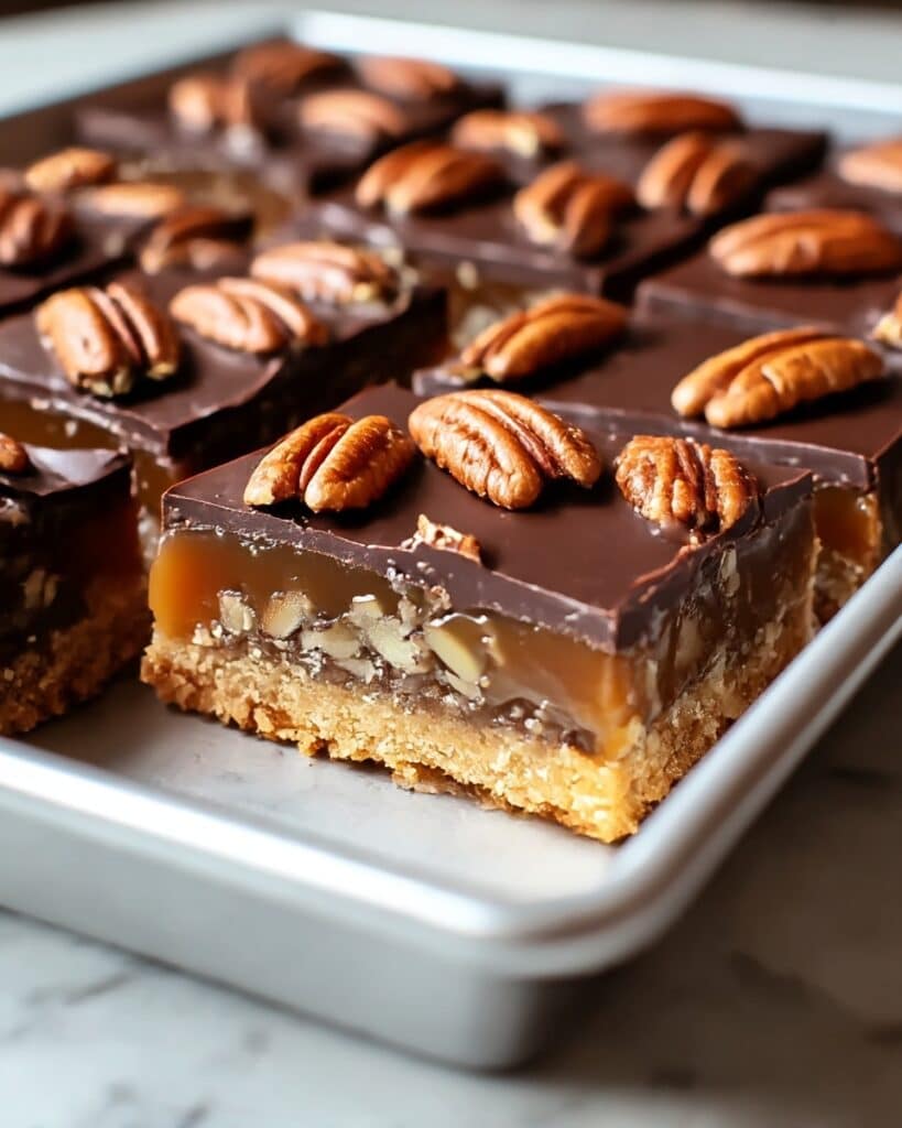 Decadent Turtle Bars Recipe