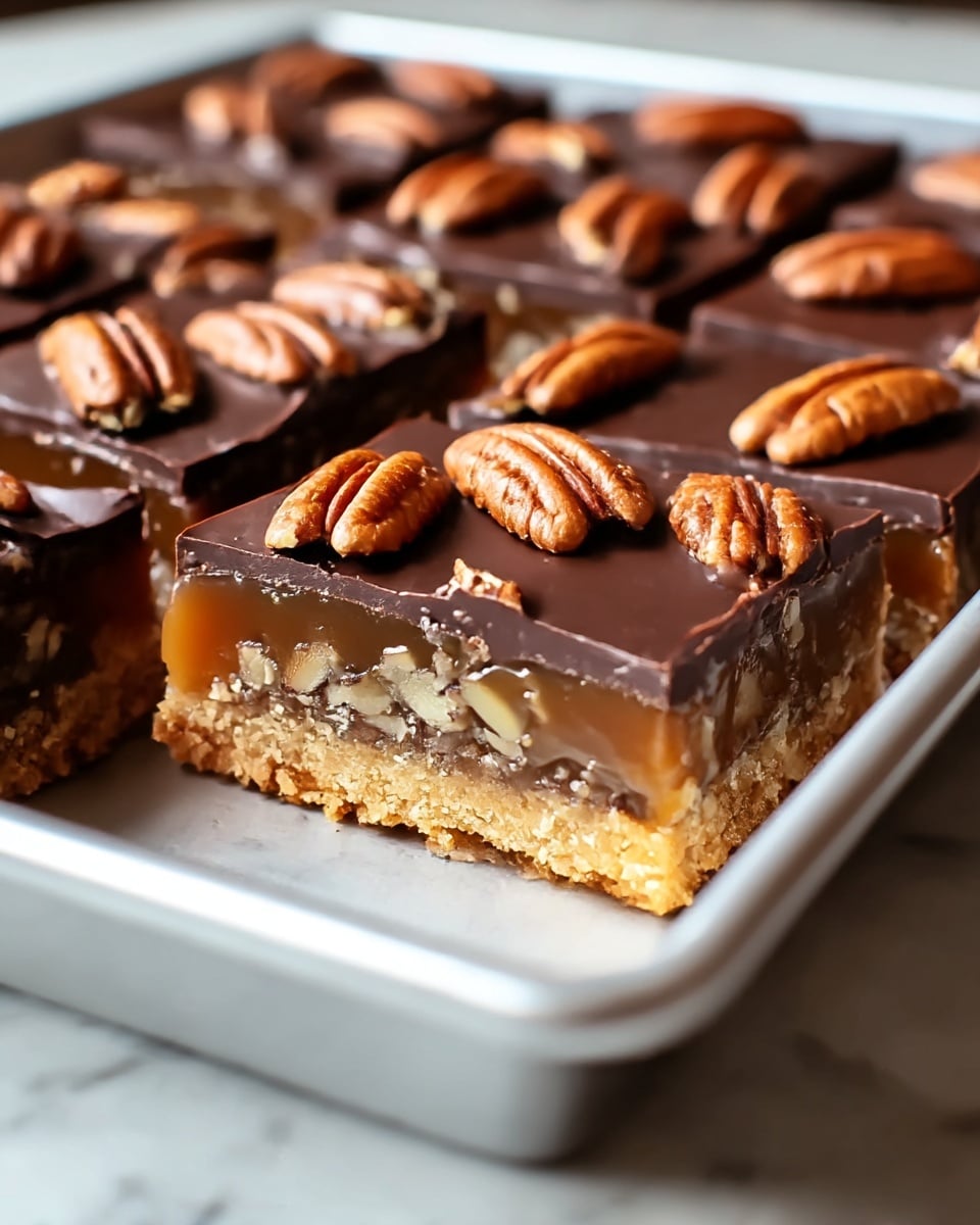 Decadent Turtle Bars Recipe
