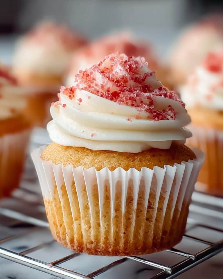 Irresistible Strawberry Crunch Cupcakes to Brighten Your Day Recipe