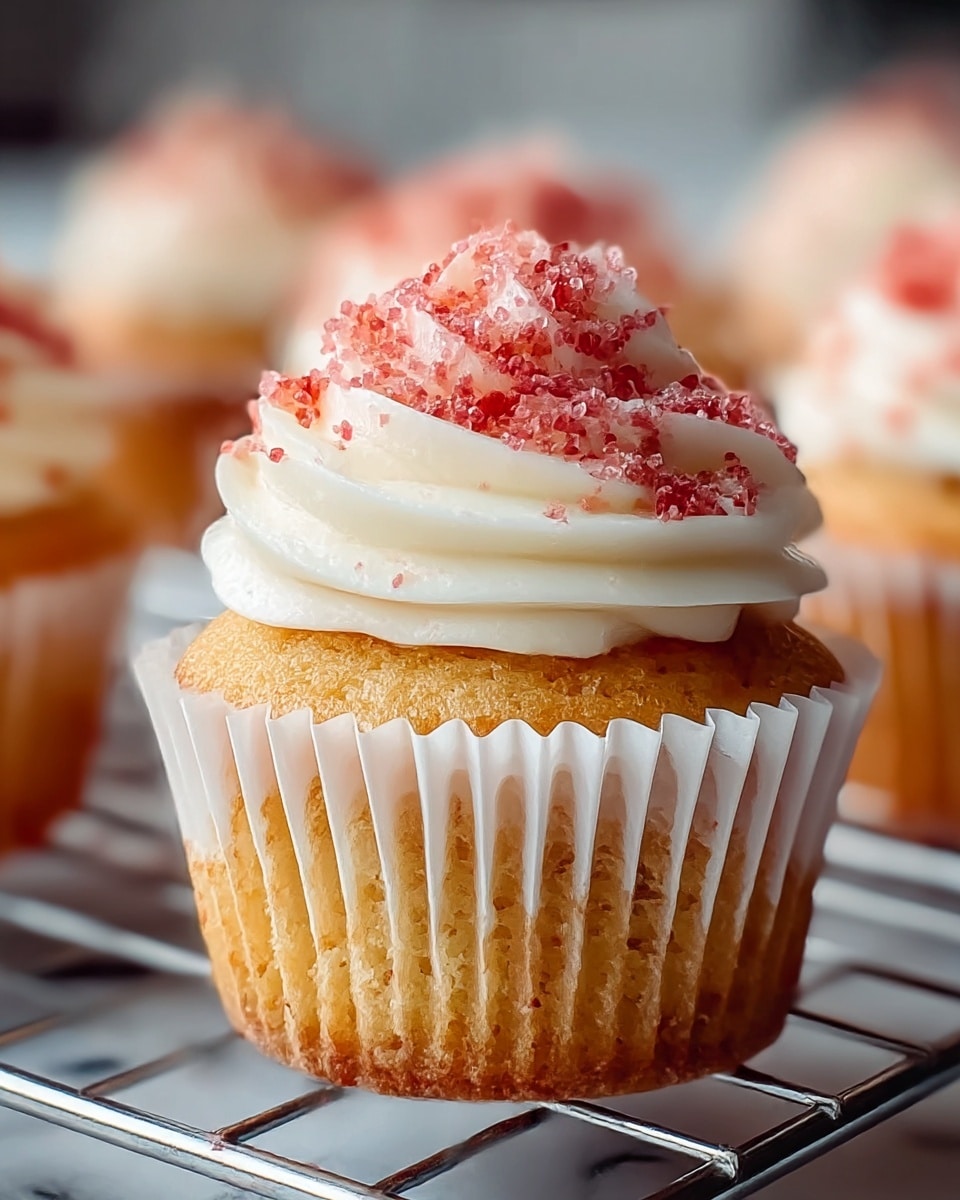 Irresistible Strawberry Crunch Cupcakes to Brighten Your Day Recipe
