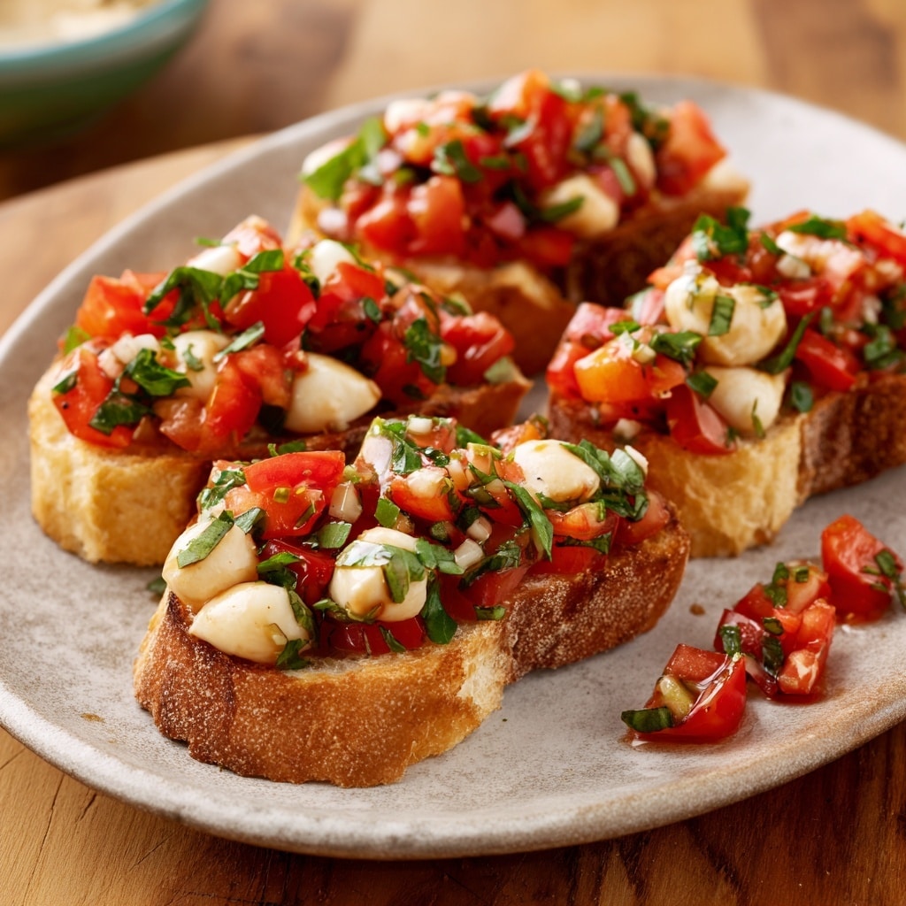 Smashed Cannellini Bean Crostini Recipe - Recipe Image