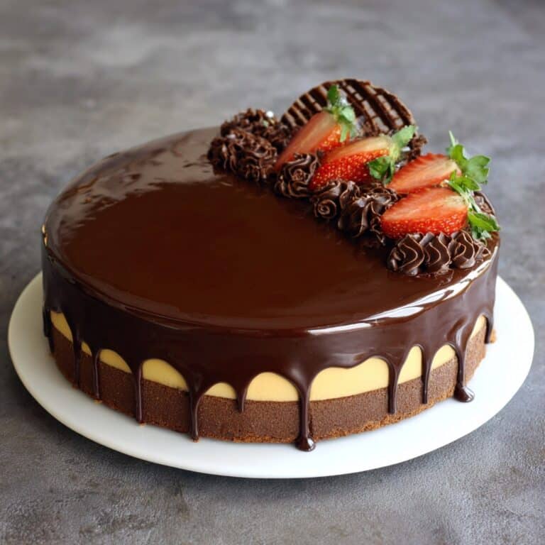 Chocolate Dipped Strawberry Cheesecake Recipe