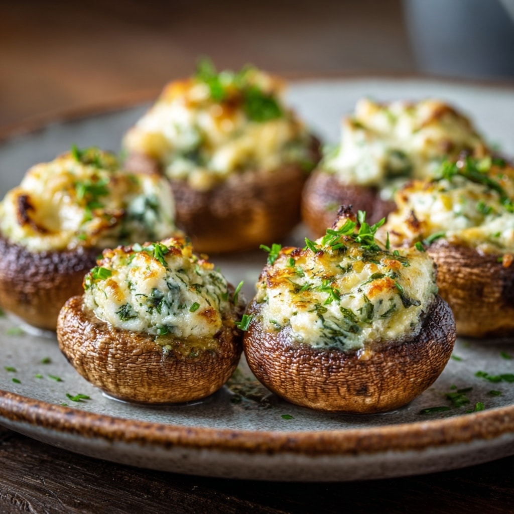 Stuffed Mushrooms Recipe - Recipe Image
