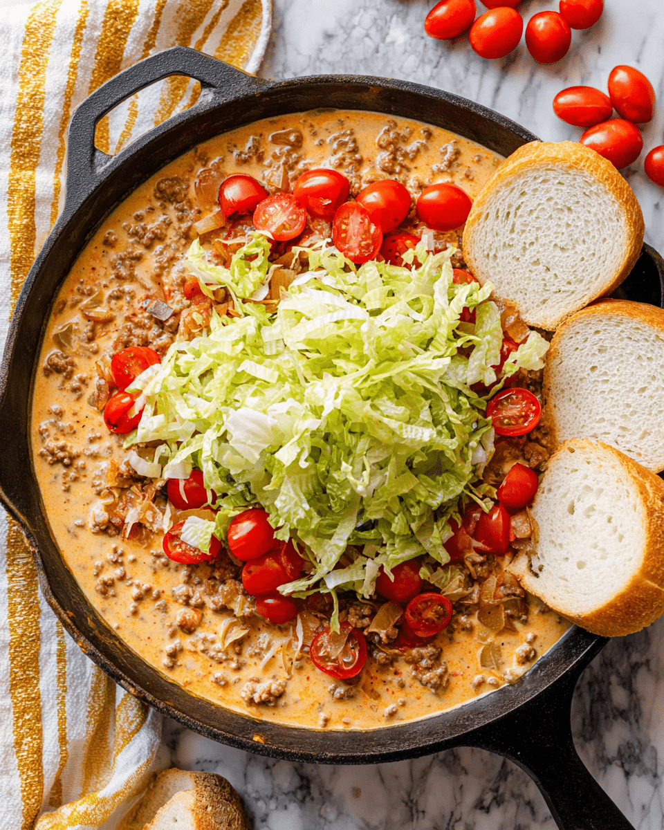 Cheeseburger Dip Recipe