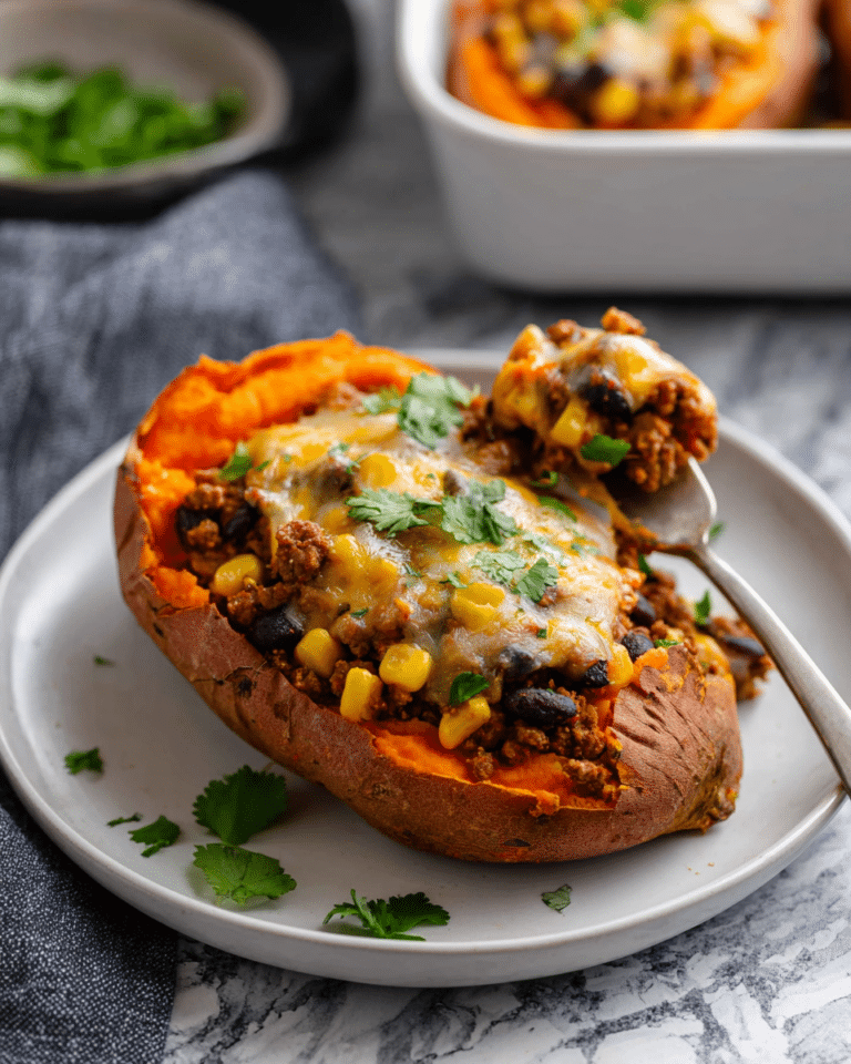 Mexican Loaded Sweet Potatoes Recipe