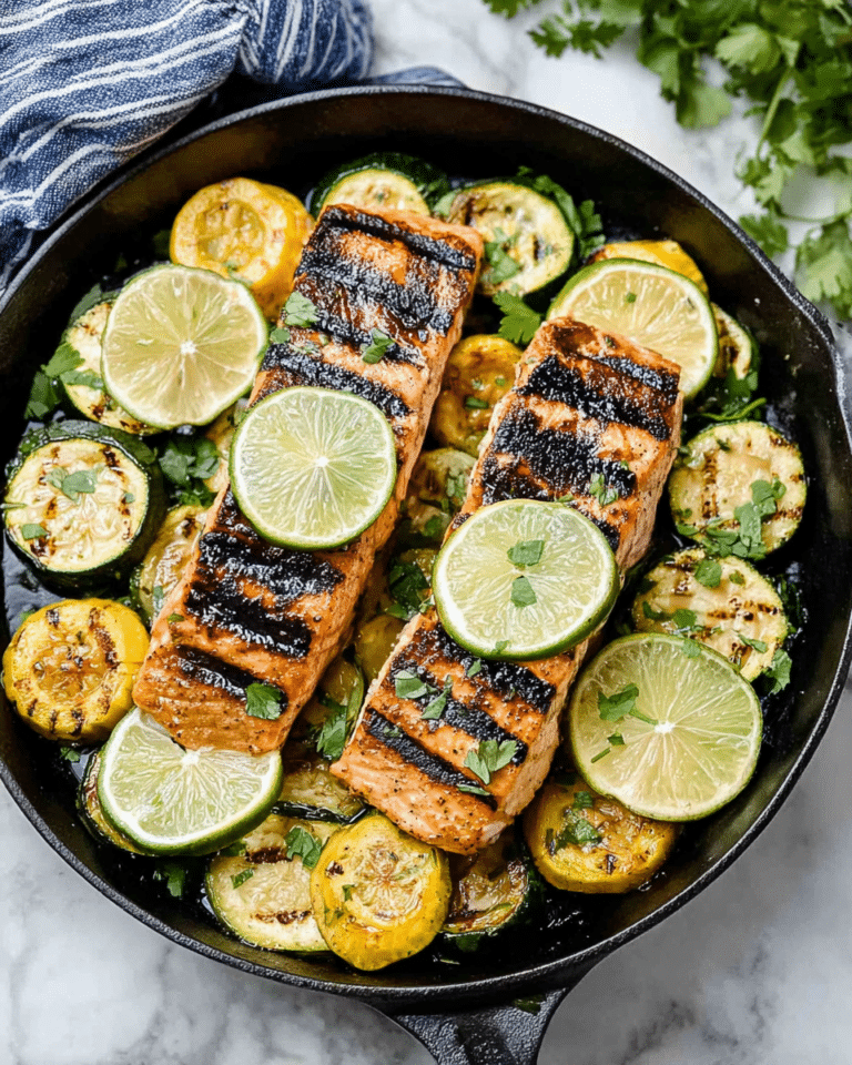 Grilled Honey Lime Salmon Recipe