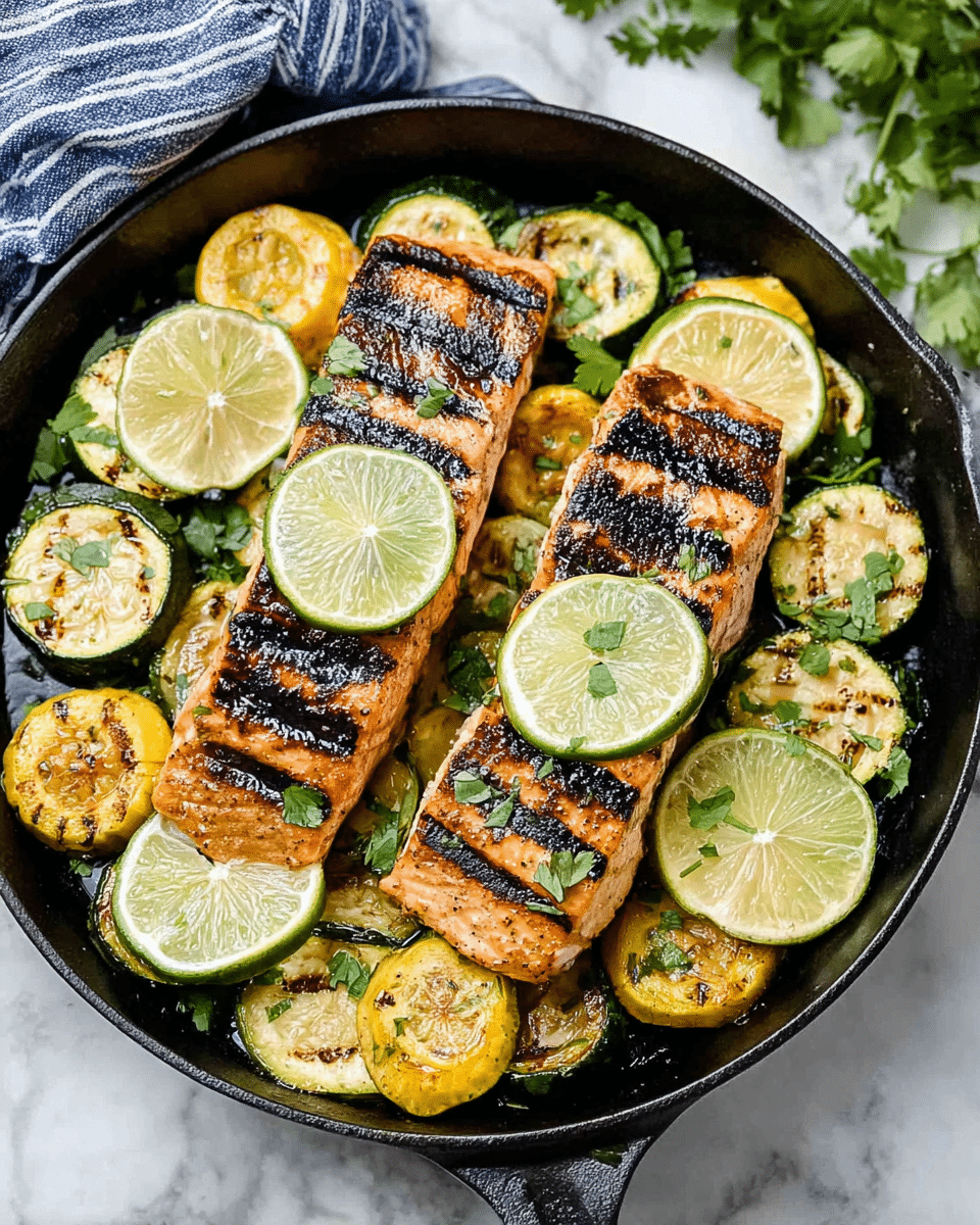 Grilled Honey Lime Salmon Recipe