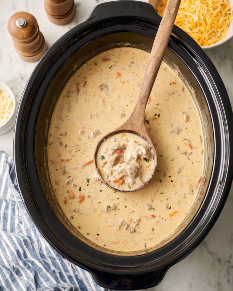 Crockpot Cheeseburger Soup Recipe
