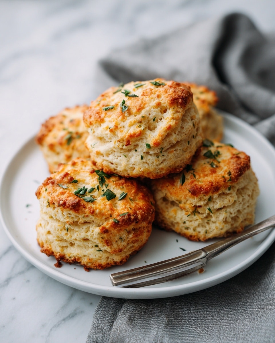 Savory Garlic Parmesan Scones Recipe - Recipe Image